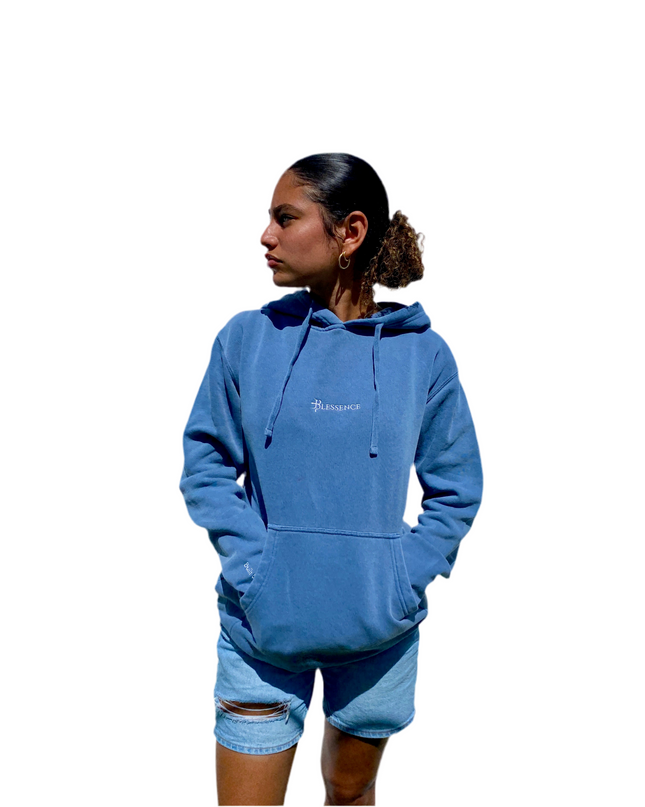 Blessence Hoodie "Built By Faith" On sleeve