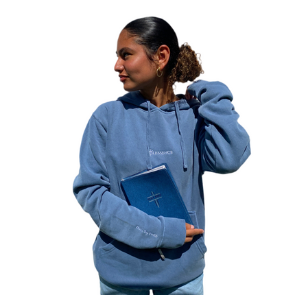 Blessence Hoodie "Built By Faith" On sleeve